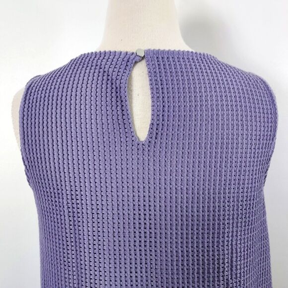 H Halston Dress Womens Size 8P Sleeveless 2Fer Attached Cardigan Purple NWOT - Picture 7 of 14